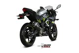 Sistema di scarico Terminale K.048.LDRB Mivv Delta Race Inox Nero Kawasaki Ninja 125 2019 - 2024