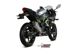 Sistema di Scarico Terminale K.048.LDRX Mivv Delta Race Inox Kawasaki Ninja 125 2019 - 2024