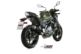 Full System 1 In 1 Exhaust Mivv Gp Pro Carbon Kawasaki Z 650 2017 - 2022