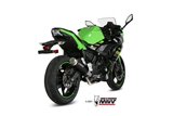 Système Complet 1 En 1 Echappement Mivv Gp Pro Noir Noir Inox Kawasaki Ninja 650 2017 - 2022