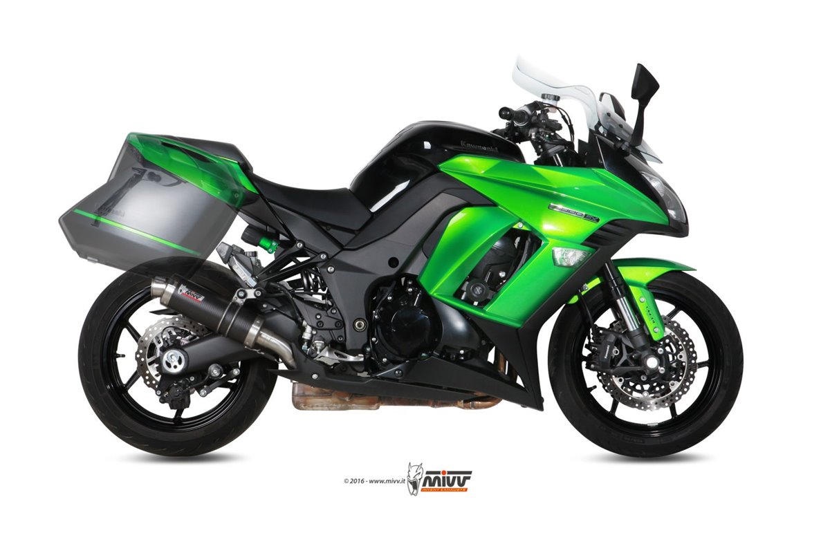 Schalldämpfer Escape Mivv Gp Carbon Kawasaki Z 1000 Sx Ninja 1000 Sx 2014 - 2019