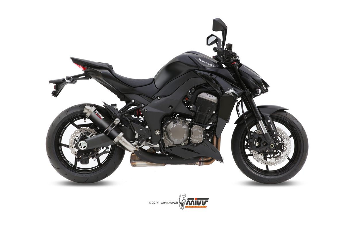 Schalldämpfer Escape Mivv Gp Carbon Kawasaki Z 1000 Z 1000 R Edition 2014 - 2020