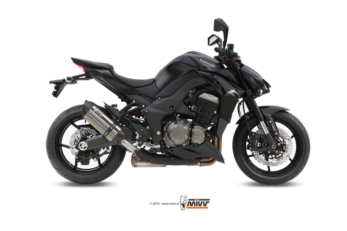 Silencieux Echappement Mivv Suono Inox Kawasaki Z 1000 Z 1000 R Edition 2014 - 2020