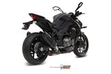 Sistema di Scarico Terminale K.039.L9 Mivv Suono Inox Nero Kawasaki Z 1000 Z 1000 R Edition 2014 - 2020