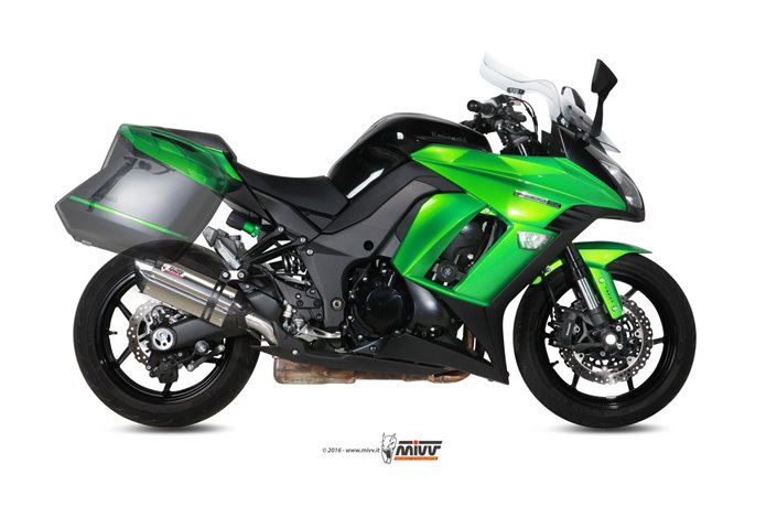 Schalldämpfer Escape Mivv Suono Edelstahl Kawasaki Z 1000 Sx Ninja 1000 Sx 2014 - 2019