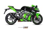 Schalldämpfer Escape Mivv Suono Schwarz Schwarz Edelstahl Kawasaki Zx-10 R Rr Se 2016 - 2022