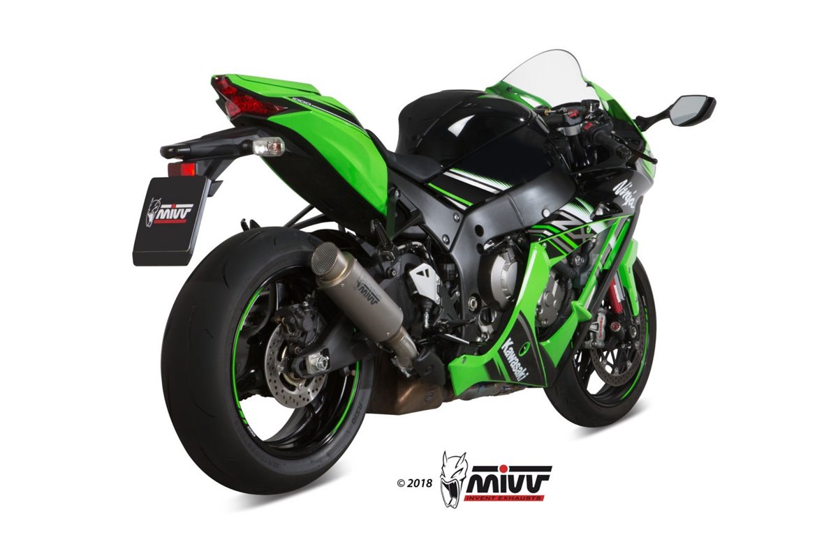 Schalldämpfer Escape Mivv Gp Pro Titanium Kawasaki Zx-10 R Rr Se 2016 - 2022