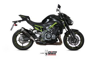 Silencieux Echappement Mivv Delta Race Noir Inox Noir Kawasaki Z900 A2 (3570 Kw) 2017 - 2022