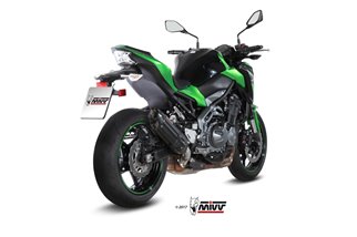 Schalldämpfer Escape Mivv Suono Schwarz Schwarz Edelstahl Kawasaki Z900 A2 (3570 Kw) 2017 - 2022