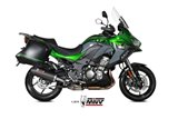 Sistema di Scarico Terminale K.049.LEC Mivv Oval Carbonio Con Coppa Carbonio Kawasaki Versys 1000 2019 - 2024