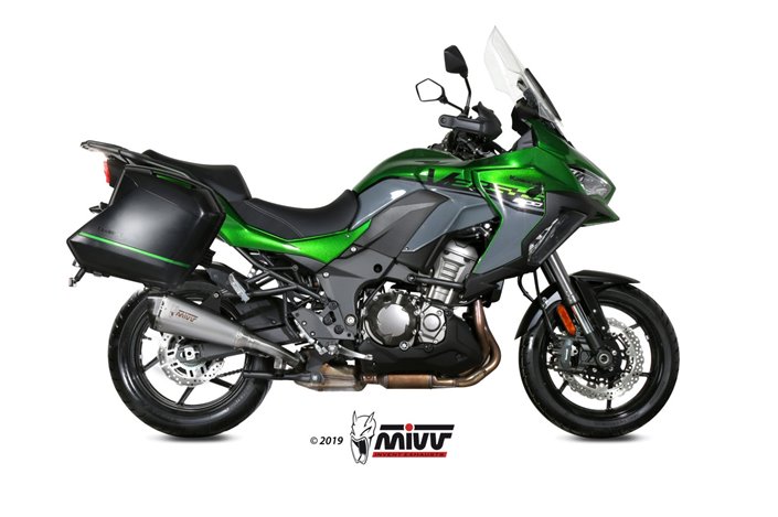 Schalldämpfer Escape Mivv Delta Race Edelstahl Kawasaki Versys 1000 2019 - 2022