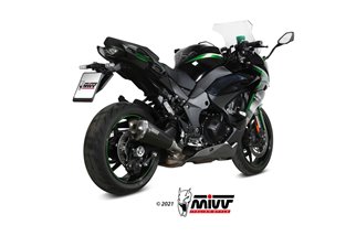 Schalldämpfer Escape Mivv Delta Race Schwarz Schwarz Edelstahl Kawasaki Ninja 1000 Sx Tourer 2020 - 2022