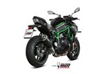 Sistema di Scarico Terminale K.053.LDRB Mivv Delta Race Inox Nero Kawasaki Z H2 Se 2020 - 2024