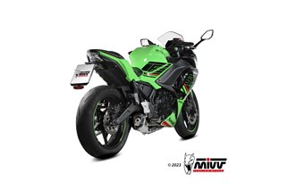 Sistema di Scarico Completo K.057.LDRX Mivv DELTA RACE INOX Kawasaki Ninja 650 2024