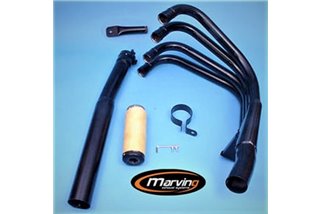 SISTEMA DI SCARICO COMPLETO 4 IN 1 MARVING KAWASAKI Z 550 GP/ GPZ 550 1981 1982