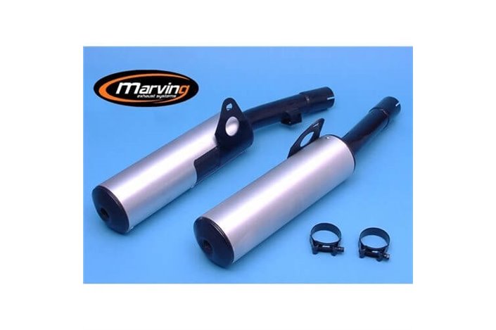 EXHAUST SILENCERS APPROVED MARVING KAWASAKI GPX 600 R 1988-1989