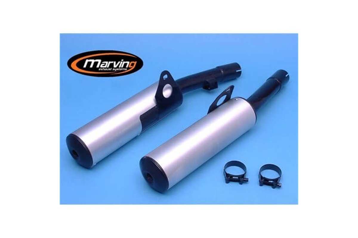 EXHAUST SILENCERS APPROVED MARVING KAWASAKI GPX 600 R 1988-1989