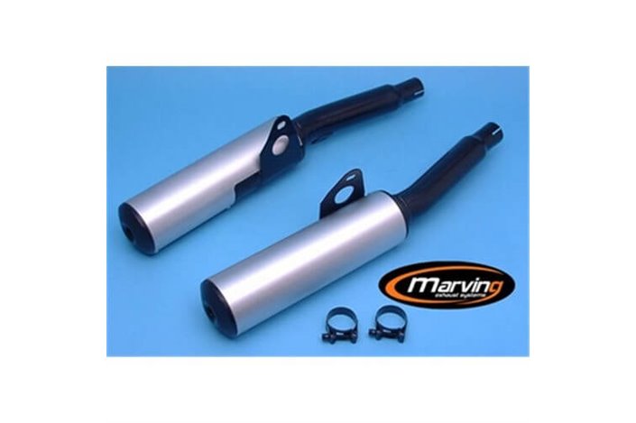 EXHAUST SILENCERS MARVING APPROVED KAWASAKI GPZ 1000 RX ZXT00A 1986 1987