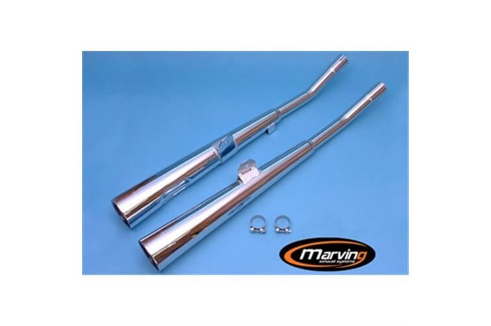 SILENCERS EXHAUST MARVING KAWASAKI Z 750 2 CYLINDERS 1976 1980