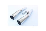 SILENCERS EXHAUST TEMRINALS APPROVED CHROME MARVING KAWASAKI Z 1000 2 R