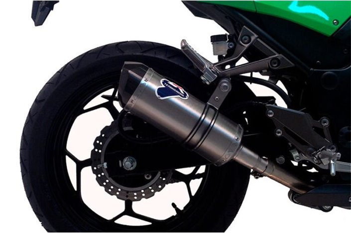 Kohlenstoffauspuff-Terminal Kawasaki Ninja 300 R 2012 2015 K074094CV Thermignoni