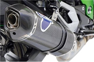 SCARICO TERMINALE SLIP ON RELEVANCE TERMIGNONI K075080CV KAWASAKI Z 800 2013-2017 OMOLOGATO CARBONIO INOX