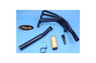 FULL EXHAUST SYSTEM 4 IN 1 MARVING KAWASAKI GPZ 750 UNITRAK 1985 1987