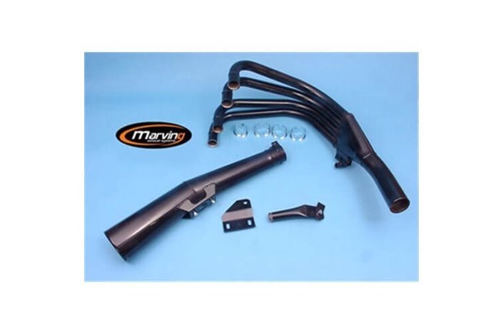 SISTEMA DI SCARICO COMPLETO 4 IN 1 MARVING KAWASAKI GPZ 750 UNITRAK 1985 1987