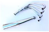 FULL EXHAUST SYSTEM 4 IN 1 CHROME MASTER MARVING KAWASAKI Z 400 F 1984