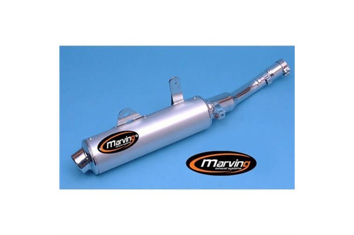 SILENCER MUFFLER APPROVED MARVING KAWASAKI KLR 600 KL600A / A 1984-1985