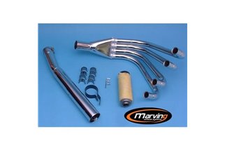 SISTEMA DI SCARICO COMPLETO 4 IN 1 MARVING KAWASAKI Z 650 KZ650BA 1977-78