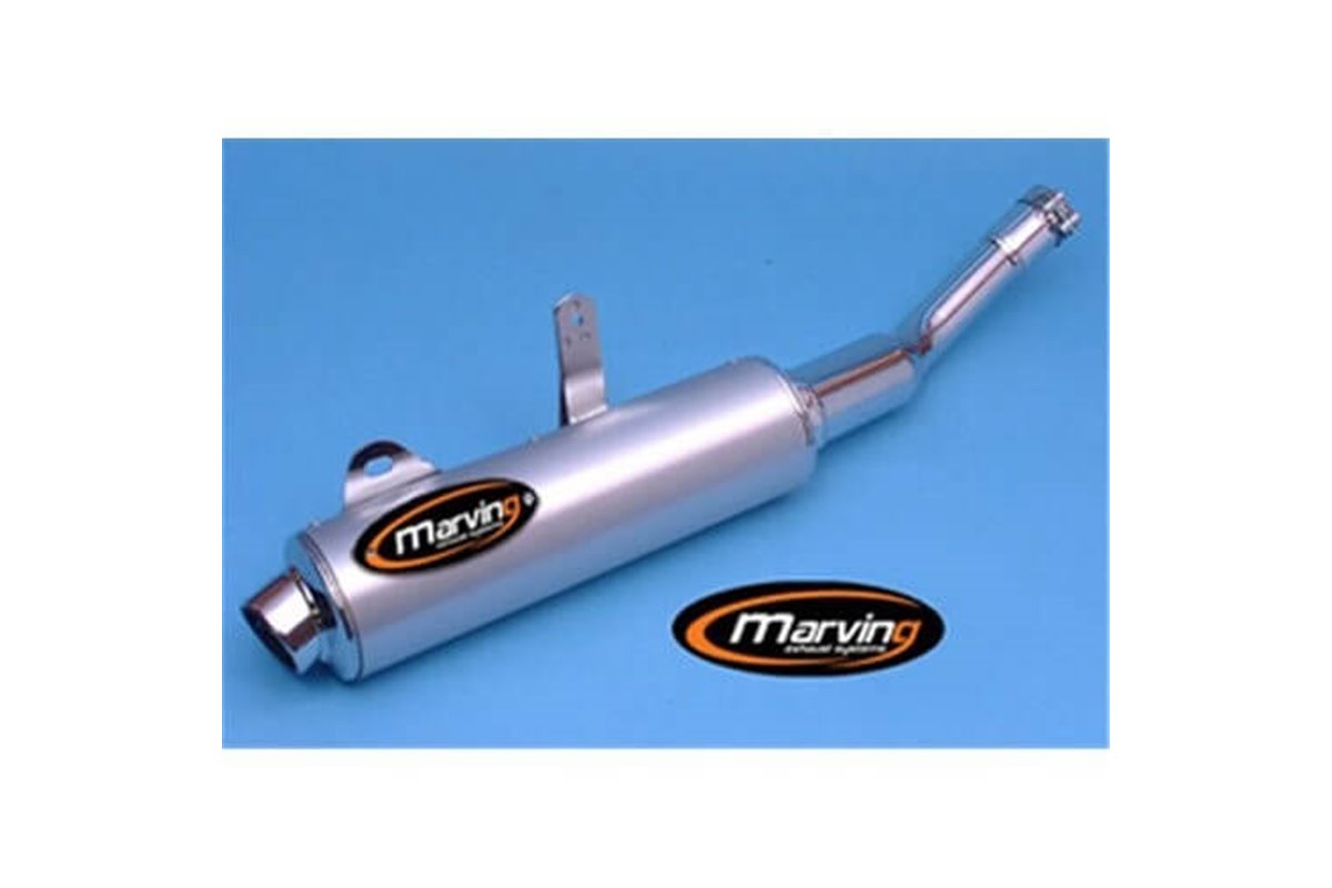 SILENCER EXHAUST TERMINAL MARVING APPROVED KAWASAKI KLR 650 1987 1989