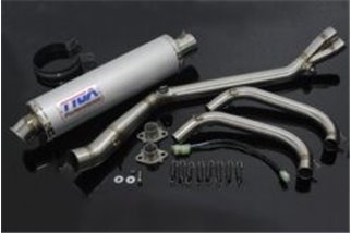 Jeu, pipe, full race system, silencieux rond en aluminium Tyga Kawasaki Ninja 250R/300R 2013 -