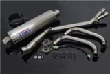 Set, collettore, impianto completo race, silenziatore inox tondo Tyga Kawasaki Ninja 250R/300R 2013 -