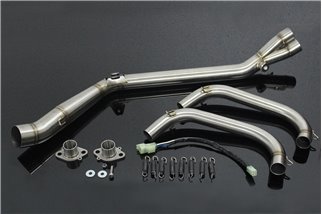 Jeu, pipe, full race system, sans silencieux Tyga Kawasaki Ninja 250R/300R 2013 -