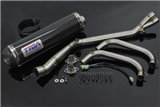 Set, pipe, full race system, oval carbon silencer Tyga Kawasaki Ninja 250R/300R 2013 -