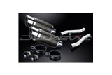 Kit scarico terminale per Kawasaki Zzr400 Zzr600 1990-2009 200mm Tondo Carbonio