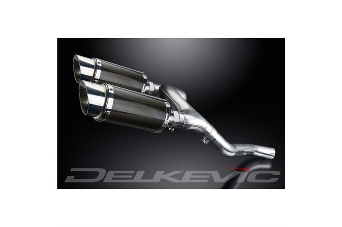 Exhaust kit for Honda Vfr800 Vtec 2002-2013 200mm Round Carbon