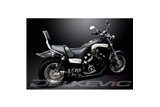 Kit scarico terminale per Yamaha V-Max 1200 1984-2007 200mm Tondo Carbonio