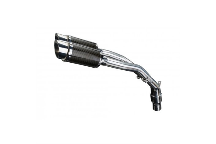 Terminal exhaust kit for Yamaha Yzf-R1 2004-2006 De-Cat 200mm Carbon Exhaust Silencer Kit