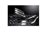 Muffler exhaust kit for Yamaha Xjr1200 1995-1998 200mm Round Carbon