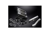 Kit scarico terminale per Yamaha Fj1200 Abs 3Xw 1991-1996 200mm Tondo Carbonio