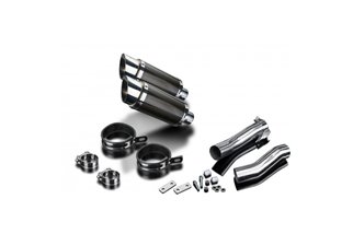 Schalldämpfer Kit für Kawasaki Z1000Sx Abs 2010-2019 200Mm Round Carbon