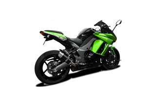 Schalldämpfer Kit für Kawasaki Z1000Sx Abs 2010-2019 200Mm Round Carbon