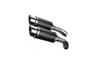 Muffler exhaust kit for Ducati 1198 2009-2011 200mm Round Carbon