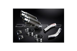 Muffler exhaust kit for Ducati 1198 2009-2011 200mm Round Carbon