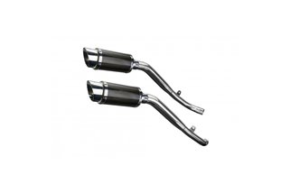 Exhaust kit for Honda Xl1000 V Varadero 1999-14 200mm Tondo Carbon