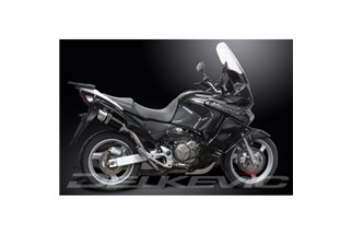 Auspuff-Kit für Honda XL1000 V Varadero 1999-14 200 mm Tondo Carbon