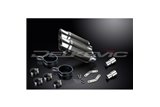 Kit scarico terminale per Triumph Speed Triple 1050 11-14 200mm Tondo Carbonio