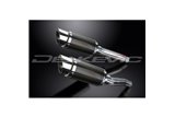 Muffler exhaust kit for Triumph Trident 900 1994-1998 200mm Round Carbon